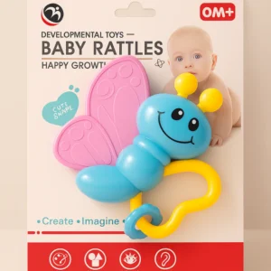 Baby Rattle Butterfly - Sunshine