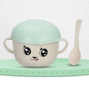 Baby Multipurpose Feeding Bowl Green 450Ml - Sunshine