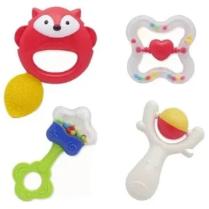 Baby Rattles Pack Of 4 Multicolor - Sunshine