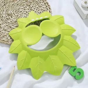 Baby Adjustable Bath Shampoo Shield Cap Green - Topse