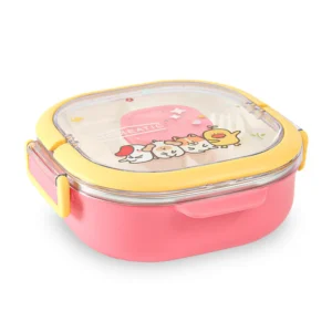 Homeatic Stainless Steel Lunch Box 700Ml Pink