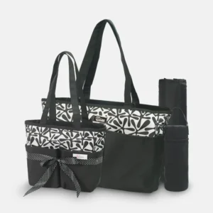 Tinnies Diaper Bag - Black Smart & Spacious
